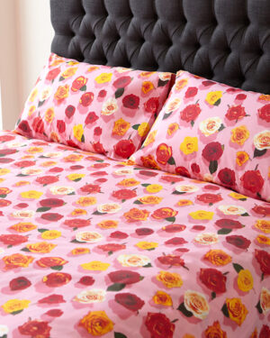 'Summer Roses' - Pink Duvet